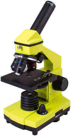 Микроскоп Levenhuk (Левенгук) Rainbow 2L PLUS Lime\Лайм 5805422