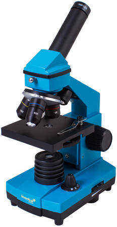 Микроскоп Levenhuk (Левенгук) Rainbow 2L PLUS Azure\Лазурь 5805427