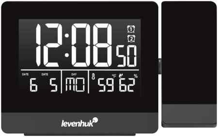 Часы-термометр Levenhuk (Левенгук) Wezzer BASE L70 с проектором 5893335