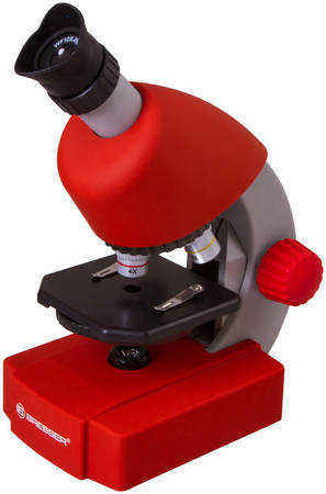 Микроскоп Bresser (Брессер) Junior 40x-640x, красный 5894866