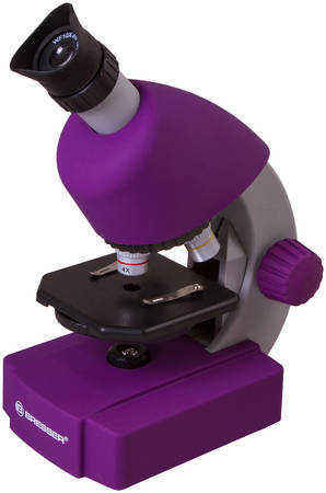Микроскоп Bresser (Брессер) Junior 40x-640x, фиолетовый 5894868