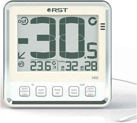 RST (РСТ) Термометр цифровой RST 02402 (S402) с внешним датчиком