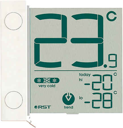 RST (РСТ) Термометр цифровой RST 01291, оконный 5895524