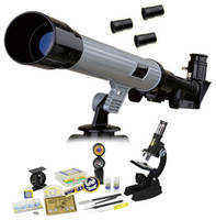 Eastcolight LTD Набор Eastcolight: телескоп 30/400 и микроскоп 100–1000x, 82 аксессуара в комплекте