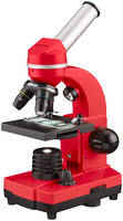 Микроскоп Bresser (Брессер) Junior Biolux SEL 40–1600x, красный (74320)