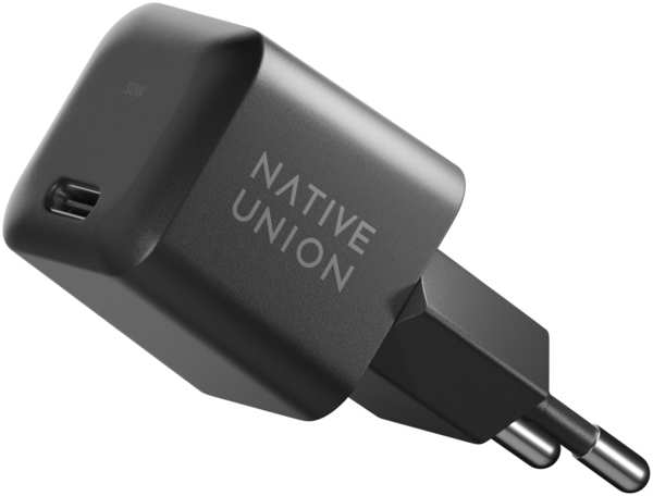 Сетевое зарядное устройство Native Union Fast GaN Charger USB-C, PD, 30Вт черный 657302067