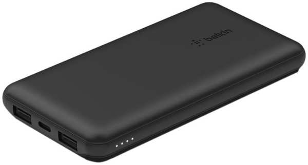 Внешний аккумулятор Belkin + кабель USB-A - USB-C, 10000 mAh черный 657307180