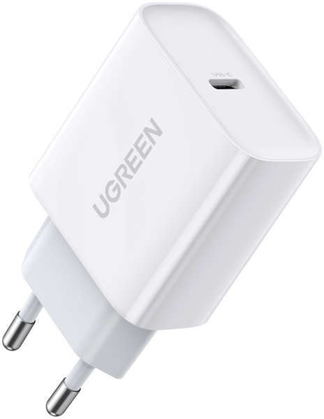 Сетевое зарядное устройство UGREEN CD137 USB-C, PD, 20 Вт белый 657312888