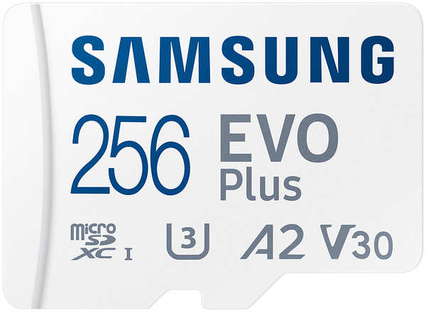 Карта памяти Samsung MicroSDXC EVO Plus 256 ГБ 657315485