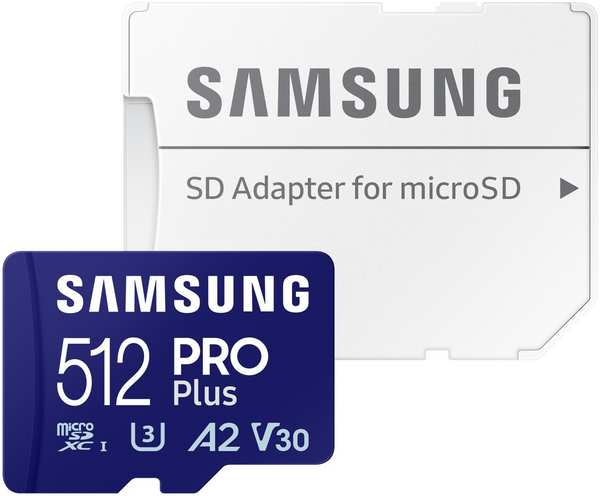 Карта памяти Samsung MicroSDXC PRO Plus 512 ГБ 657399046