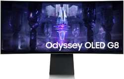 Монитор Samsung 34″ G8 OLED серебристый (LS34BG852SWXXL)