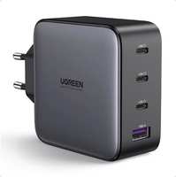 Сетевое зарядное устройство UGREEN CD226 USB-A+3xUSB-C, 100 Вт серый (40747_)