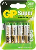 Батарейка GP Super Alkaline 15А, АА, 4 шт. (4891199000034)