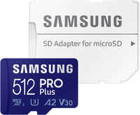 Карта памяти Samsung MicroSDXC PRO Plus 512 ГБ