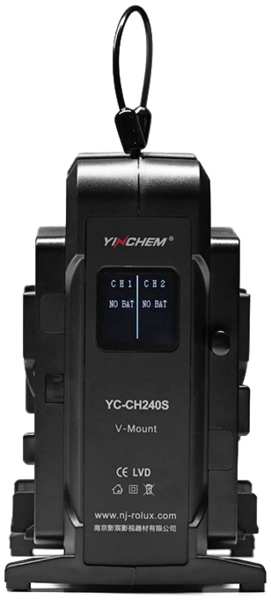 Зарядное устройство YINCHEM YC-CH240S 2-Channel V-Mount 6761519