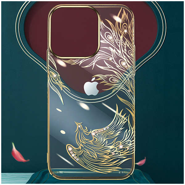 Чехол PQY Phoenix для iPhone 13 Pro Flying Золото Kingxbar IP 13 6.1+ 6761715