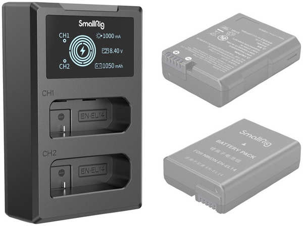 Зарядное устройство SmallRig 4082 для EN-EL14 6763008
