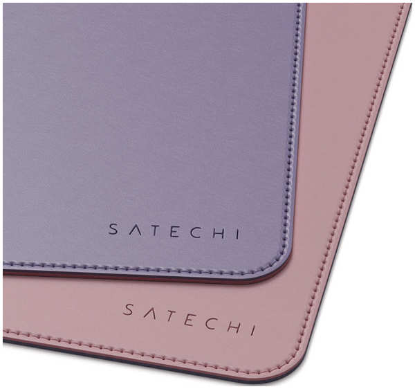 Коврик Satechi Dual Side ECO-Leather Deskmate Розовый/фиолетовый ST-LDMPV 6763275