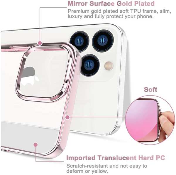 Чехол PQY Wish для iPhone 13 Pro Max Розовое