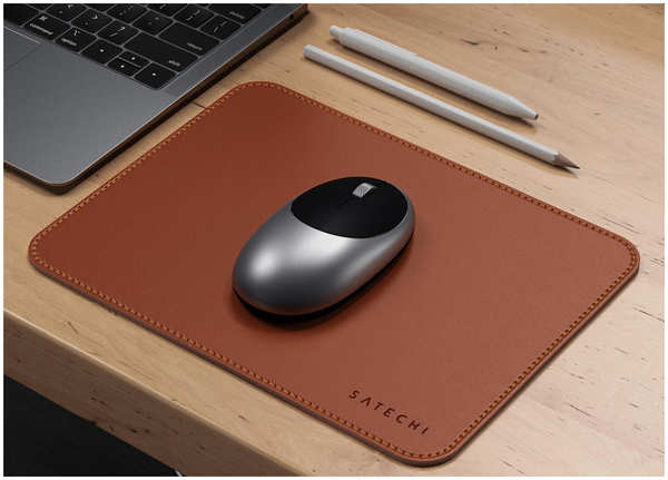 Коврик Satechi Eco Leather Mouse Pad для компьютерной мыши Коричневый ST-ELMPN 6767293