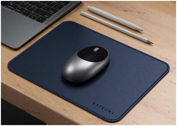 Коврик Satechi Eco Leather Mouse Pad для компьютерной мыши Синий ST-ELMPB 6767299