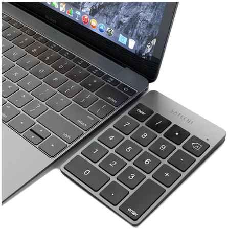 Цифровая клавиатура Satechi Aluminum Slim Keypad Серая ST-SALKPM 6769217