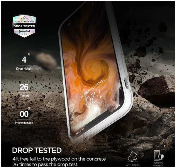 Чехол VRS Design Damda Glide Shield для iPhone 11 Pro White Yellow - Peach 907517 6789048