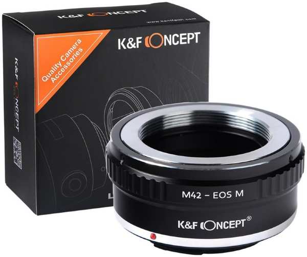Адаптер K&F Concept для объектива M42 на EF-M KF06.137 6789165