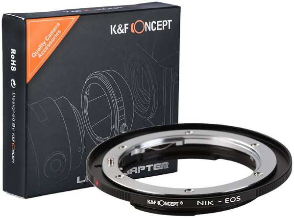 Адаптер K&F Concept для объектива Nikon F на Canon EF KF06.088 6789169