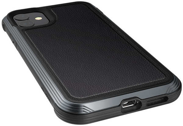 Raptic (X-Doria) Чехол X-Doria Defense Lux для iPhone 11 Чёрная кожа 484695