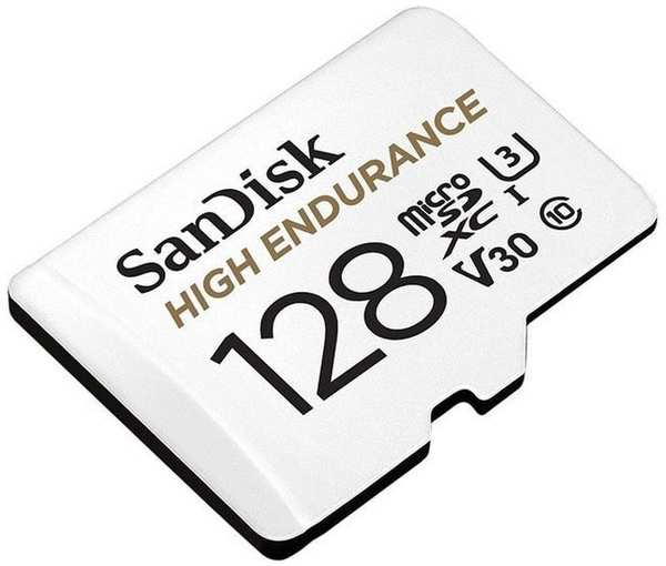 Карта памяти SanDisk High Endurance 128Gb microSDXC UHS-I V30 (U3) + SD adapter SDSQQNR-128G-GN6IA 6794964