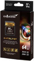 Карта памяти Exascend Catalyst UHS-II SD V90 64GB EX64GSDU2