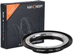 Адаптер K&F Concept для объектива Nikon F на Canon EF KF06.088