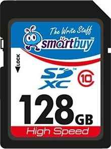 Карта памяти Smartbuy SDXC 128Gb Class 10 (SB128GBSDXC10)
