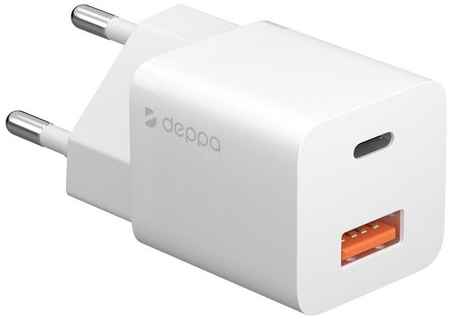 Сетевое зарядное устройство Deppa white