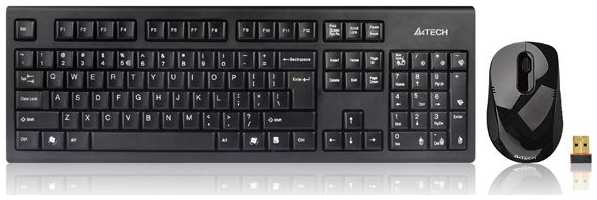 Комплект клавиатура и мышь A4Tech 7100N USB