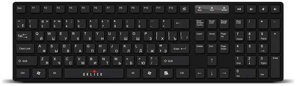 Клавиатура Oklick 570 M Multimedia Keyboard USB