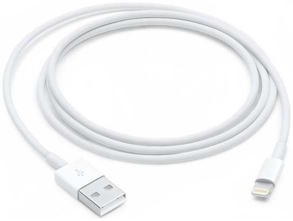 Кабель USB Apple Lightning (m) USB A(m) 1м (MXLY2ZM/A) белый