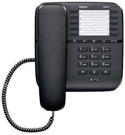 Телефон проводной Gigaset DA510 чёрный