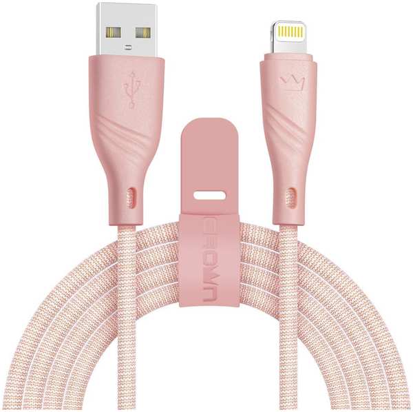 Кабель USB Crown CMCU-3043L розовый