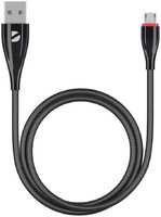 USB кабель Deppa Ceramic USB (m)-micro USB (m) 1 м. (72285) чёрный