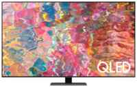 Телевизор Samsung QLED Q80B, 4K Ultra HD - Черненое-серебро, 75
