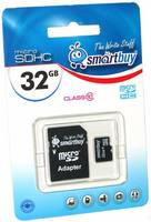 Карта памяти Smart Buy Micro SDHC 32Gb 10 class