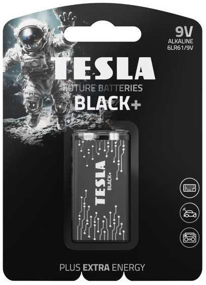 Батарейка Tesla Black+ 6LR61, 9V (140132)