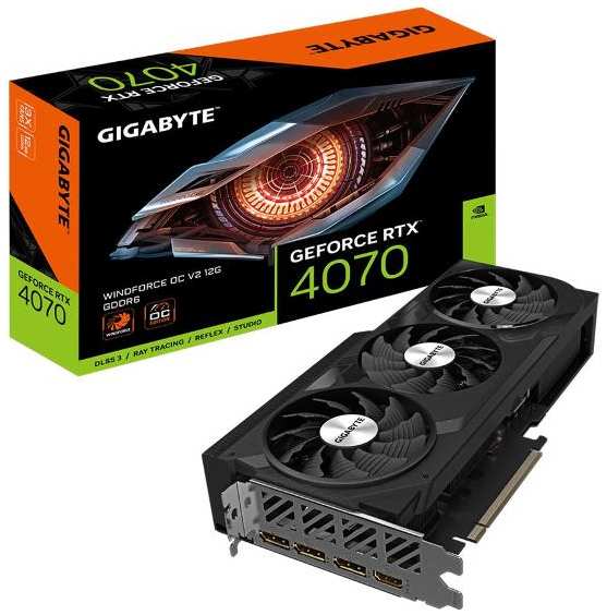 Видеокарта GIGABYTE GeForce RTX 4070 12GB GV-N4070WF3OCV2-12GD