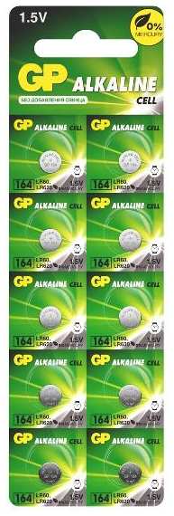 Батарейки GP Alkaline Cell LR60, 1,5 В, 10 шт (164FRA-2C10)