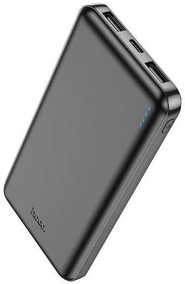 Внешний аккумулятор Hoco J100 10.5W, USB-C/2xUSB-A с LED-индикатором, 10000mAh, (83561)