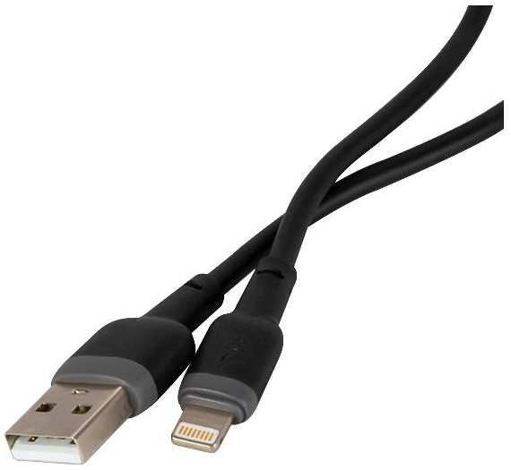 Кабель RED-LINE USB/Lightning, 1m Black (УТ000030880) 90154402479