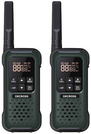 Радиостанция DECROSS DC93 Dark (DC9315114502000)