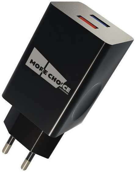 Сетевое зарядное устройство More Choice NC55QCa Black 90154413884